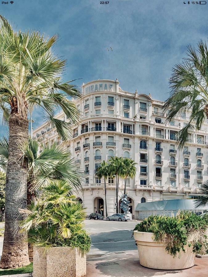 קאן La Croisette - Superbe Studio Au Mythique Palais Miramar מראה חיצוני תמונה